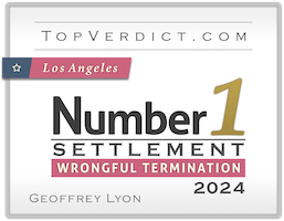 Number 1 Wrongful Termination California 2024 Badge